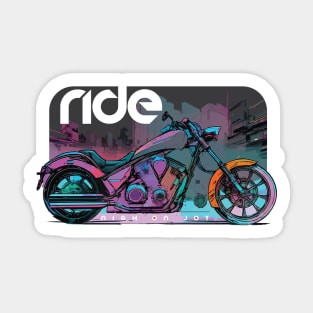 Ride honda fury cyber Sticker